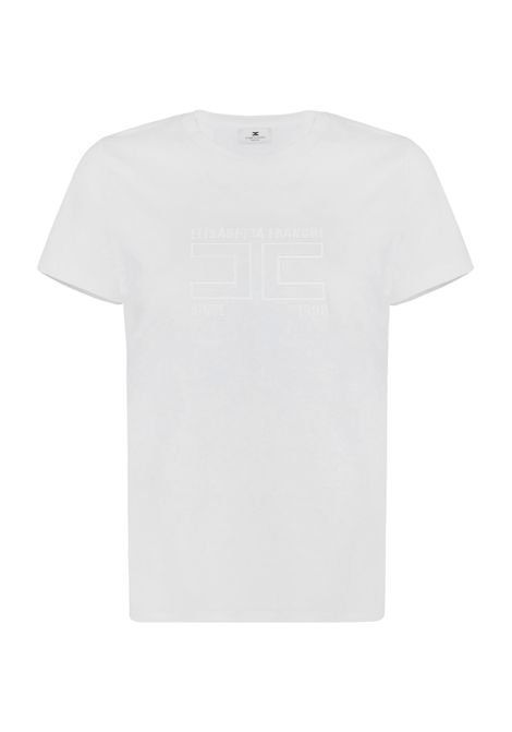 Jersey T-shirt with embroidered logo ELISABETTA FRANCHI | sweaters | MA71G61E2270